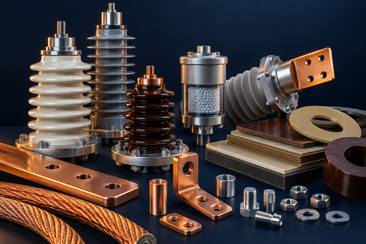 Industrial transformer components and electrical materials